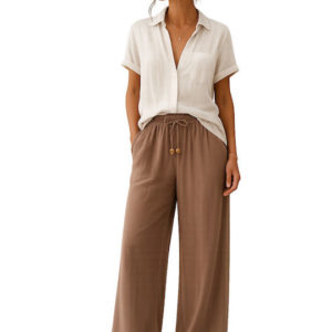 SUBLEVEL - LINEN WIDE LEG
